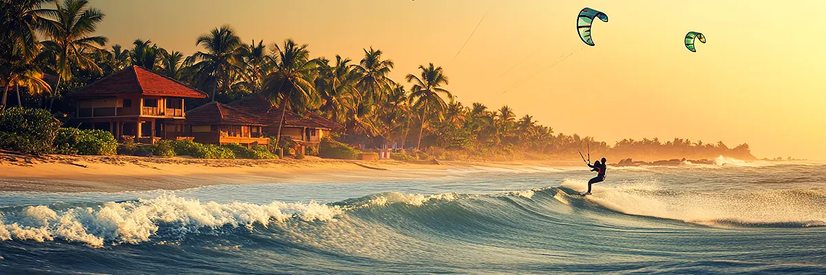 Beach Kitesurfing Adventure
